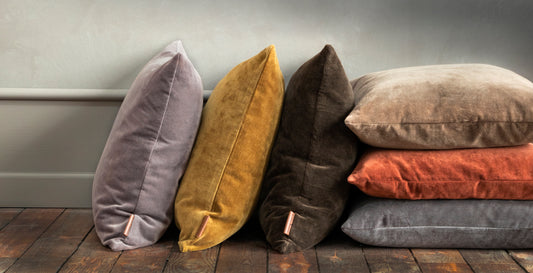 Kuddar sammet 50 x 50 Cozy Living Ha i soffan eller sängen Dekorativ Textilier